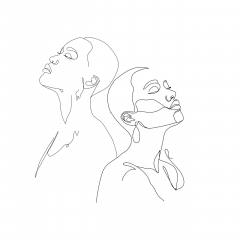 abstract line art illustration drawing