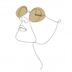 abstract line art illustration drawing