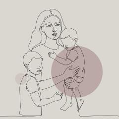abstract line art illustration drawing