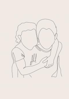 abstract line art illustration drawing